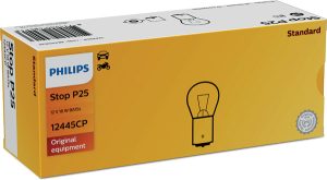 Bec stop frana P25 12 V, set 10 bucati, Vision PHILIPS 12445CP – imagine produs