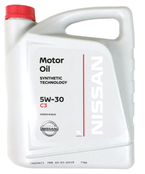 Ulei motor NISSAN Motor Oil C3 5W30 KE90091043, volum 5 litri Ulei motor NISSAN Motor Oil C3 5W30 KE90091043, volum 5 litri – imagine produs