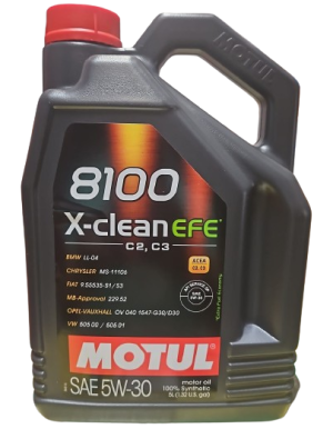 Ulei motor MOTUL 8100 X-CLEAN EFE 5W30, volum 5 litri, sintetic Ulei motor MOTUL 8100 X-CLEAN EFE 5W30, volum 5 litri, sintetic – imagine produs