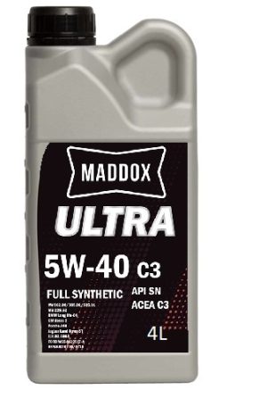 Ulei motor MADDOX ULTRA 5W40 C3 MDXU540C3/4, volum 4 litri, sintetic – imagine produs