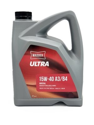 Ulei motor MADDOX ULTRA 15W40 A3/B4 MDXU1540A3B4/4, volum 4 litri, sintetic – imagine produs