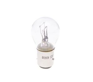 Bec auto lampa ceata spate P21/5W 12V 21/5W BAY15d BOSCH 1987302282 Longlife Daytime WS, se vinde la set de 10 bucati/pret pe bucata – imagine produs