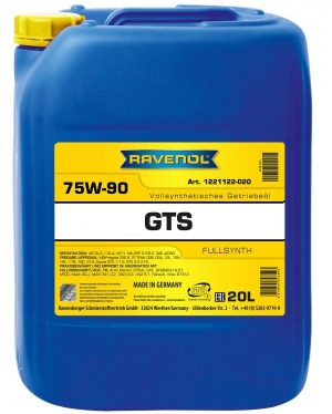 Ulei transmisie manuala si axa transmisie RAVENOL Gear Trans Synth GTS 75W90 1221122-020, volum 20 litri, full sintetic Ulei transmisie manuala si axa transmisie RAVENOL Gear Trans Synth GTS 75W90 1221122-020, volum 20 litri, full sintetic – imagine produs