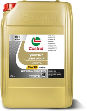 Ulei motor camion CASTROL VECTON Long Drain 5W30 FA4/F01, volum 20 litri, sintetic – imagine produs