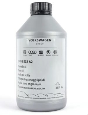 Ulei pentru transmisie manuala cu 5/6 trepte sau transmisie automata 7 trepte DSG, VW Group G055512A2 75W, volum 1 litru, API GL-4 – imagine produs