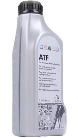Ulei pentru transmisie automata VW Group G052180A2, volum 1 litru, galben, VW G052180, VW TL 52180, pentru transmisii CVT/Multitronic – imagine produs
