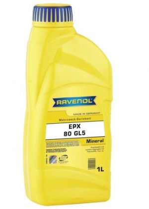 Ulei transmisie RAVENOL GETR EPX 80 GL5 1223201-001, volum 1 litru, mineral Ulei transmisie RAVENOL GETR EPX 80 GL5 1223201-001, volum 1 litru, mineral – imagine produs
