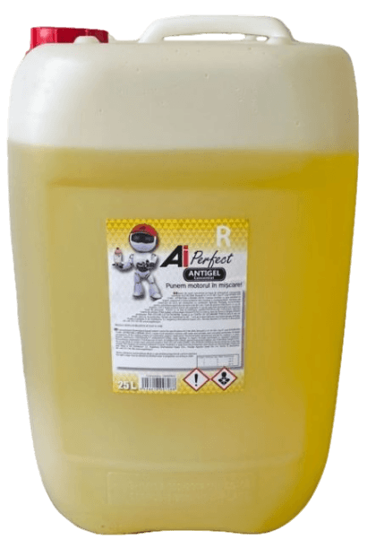 Antigel concentrat AI PERFECT tip Renault 100AIPR25, galben, volum 25 litri, raport diluare 1:1, temperatura minima acceptata -36 Celsius Antigel concentrat AI PERFECT tip Renault 100AIPR25, galben, volum 25 litri, raport diluare 1:1, temperatura minima acceptata -36 Celsius – imagine produs