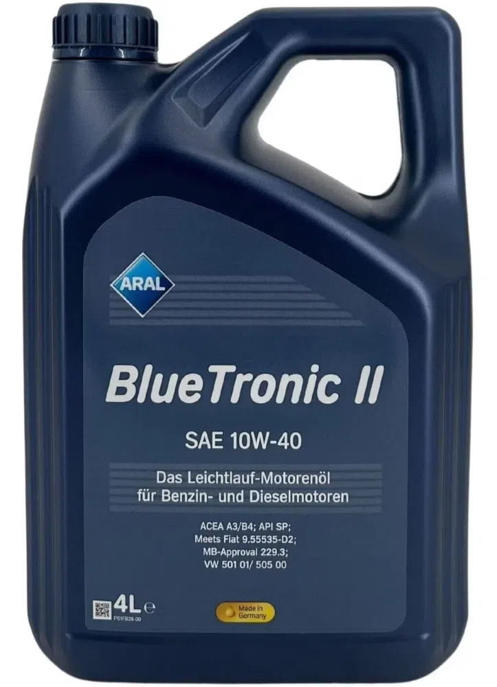 Ulei motor ARAL BlueTronic II 10W40 15F075, volum 4 litri, semi sintetic Ulei motor ARAL BlueTronic II 10W40 15F075, volum 4 litri, semi sintetic – imagine produs