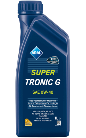Ulei motor ARAL SuperTronic G 0W40 15A8AE, volum 1 litru, sintetic – imagine produs