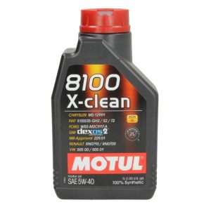 Ulei motor MOTUL 8100 X-CLEAN 5W40, volum 1 litru, sintetic – imagine produs