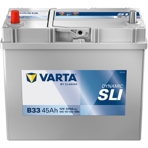 Baterie auto VARTA Dynamic SLI B33 545157033K262, 12 V, 45 Ah, 330 A, Asia, borna inversa, subtire, 238x129x227 mm – imagine produs