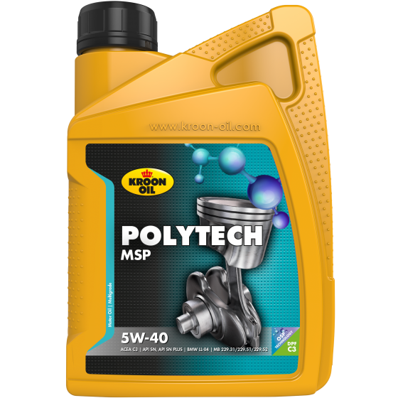 Ulei motor KROON OIL PolyTech MSP 5W40 37336, volum 1 litru, full sintetic Ulei motor KROON OIL PolyTech MSP 5W40 37336, volum 1 litru, full sintetic – imagine produs
