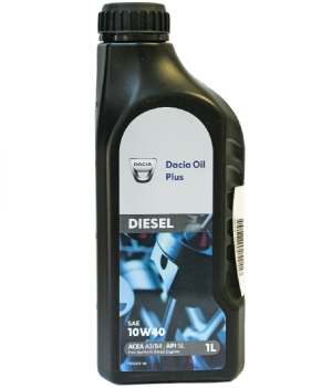 Ulei motor DACIA Oil Plus Diesel 10W40 6001999709, volum 1 litru, sintetic, pentru motoare diesel fara DPF – imagine produs