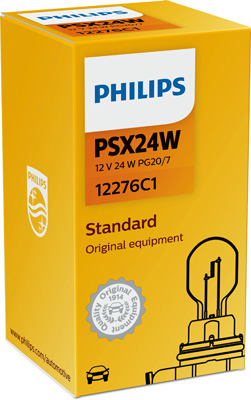 Bec proiector 12 V, PSX24W pentru Logan Facelift, cutie, PHILIPS 12276C1 – imagine produs