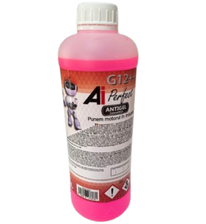Antigel concentrat AI PERFECT G12++ 100AIPG12HD1, roz, volum 1 litru, raport diluare 1:1, temperatura minima acceptata -36 Celsius – imagine produs
