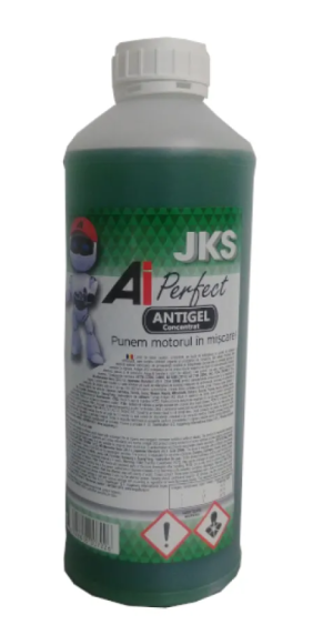 Antigel concentrat AI PERFECT G11 Asiatice 100AIPJKS1, verde, volum 1 litru, raport diluare 1:1, temperatura minima acceptata -36 Celsius Antigel concentrat AI PERFECT G11 Asiatice 100AIPJKS1, verde, volum 1 litru, raport diluare 1:1, temperatura minima acceptata -36 Celsius – imagine produs