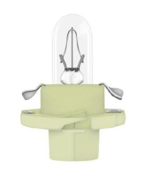 Set 10 becuri bord BX8.4D soclu verde deschis 12 V, 2W, OSRAM 2352MFX6, pret pe bucata – imagine produs