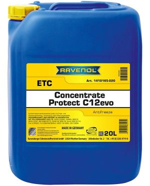 Antigel concentrat RAVENOL ETC Protect C12evo 1410165-020, volum 20 litri – imagine produs