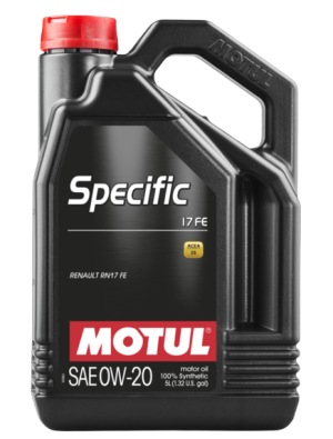 Ulei motor MOTUL Specific 17 FE 0W20, volum 5 litri, sintetic – imagine produs