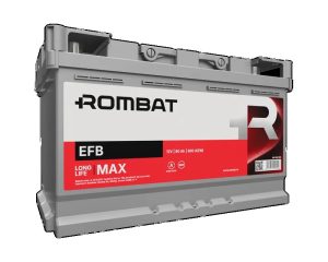 Baterie auto ROMBAT EFB Start-Stop 5801140080, 80 Ah, 800 A, 12 V, 315 x 190 x 190 mm – AutoRival | AutoRival