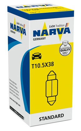 Bec iluminare portbagaj NARVA Festoon 17316, C10W, 11×35, tensiune 12V, putere 10W – imagine produs