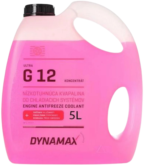Antigel concentrat DYNAMAX G12, culoare roz, volum 5 litri Antigel concentrat DYNAMAX G12, culoare roz, volum 5 litri – imagine produs