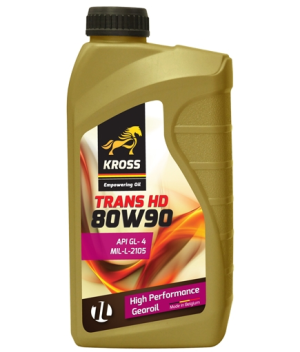 Ulei transmisie KROSS TRANS HD GL4 80W90 P40221-KRO001, volum 1 litru Ulei transmisie KROSS TRANS HD GL4 80W90 P40221-KRO001, volum 1 litru – imagine produs