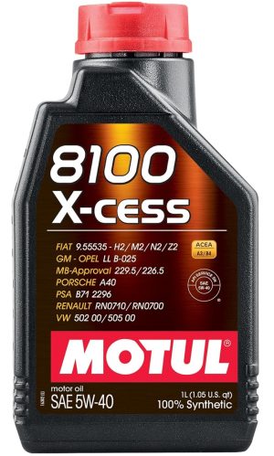 Ulei motor MOTUL 8100 X-CESS 5W40, volum 1 litru, sintetic – imagine produs