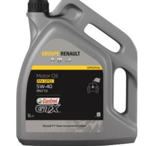 Ulei motor RENAULT CASTROL GTX 5W40 7711943691, volum 5 litri, sintetic Ulei motor RENAULT CASTROL GTX 5W40 7711943691, volum 5 litri, sintetic – imagine produs