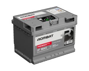 Baterie auto ROMBAT PREMIER PLUS 5602K80058, 60 Ah, 580 A, 12 V, 242 x 175 x 175 mm – AutoRival | AutoRival