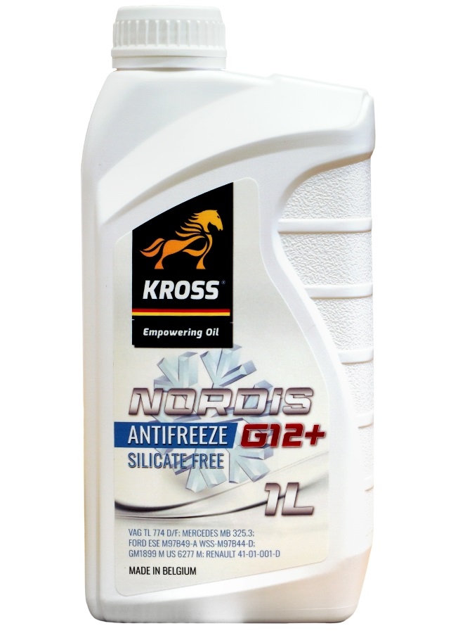 Antigel concentrat KROSS Nordis G12+ P81011-KRO001, volum 1 litru, roz Antigel concentrat KROSS Nordis G12+ P81011-KRO001, volum 1 litru, roz – imagine produs
