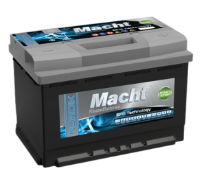 Baterie auto MACHT NORDIK EFB 109344, tensiune 12 V, amperaj 65 Ah, curent pornire 680 A, 278 x 175 x 175 mm – imagine produs