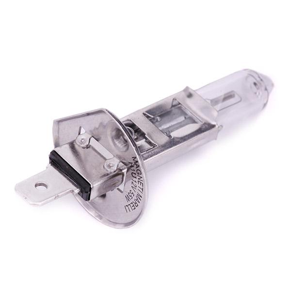Bec auto halogen pentru far faza lunga MAGNETI MARELLI 002551100000, H1, tensiune 12V, putere 55W, P14,5s Bec auto halogen pentru far faza lunga MAGNETI MARELLI 002551100000, H1, tensiune 12V, putere 55W, P14,5s – imagine produs