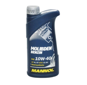 Ulei motor MANNOL MOLIBDEN BENZIN 10W40 MN7505-1, volum 1 litru, semi sintetic – imagine produs