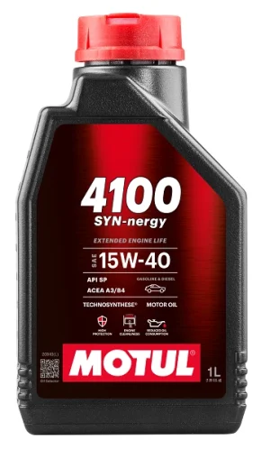 Ulei motor MOTUL 4100 SYN-nergy 15W40, volum 1 litru, semi sintetic – imagine produs