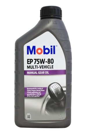 Ulei pentru cutie viteze manuala MOBIL EP 75W80 Multi-Vehicle, volum 1 litru, mineral – imagine produs
