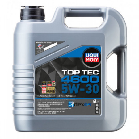 Ulei motor LIQUI MOLY Top Tec 4600 5W30 3763, volum 4 litri, sintetic Ulei motor LIQUI MOLY Top Tec 4600 5W30 3763, volum 4 litri, sintetic – imagine produs