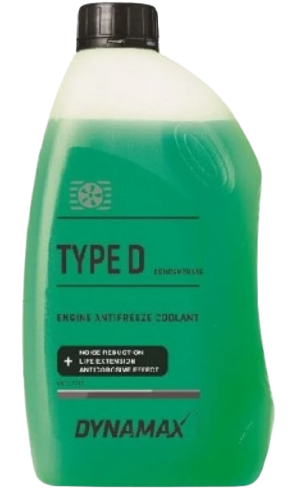 Antigel concentrat DYNAMAX tip D, culoare verde, volum 5 litri – imagine produs