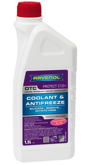 Antigel RAVENOL OTC Concentrate Protect C12+ 1410110-150, rosu, volum 1.5 litri, concentrat Antigel RAVENOL OTC Concentrate Protect C12+ 1410110-150, rosu, volum 1.5 litri, concentrat – imagine produs