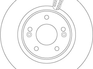 Disc frana KIA XCEED Van (CD) 1.6 GDI Hybrid benzina/elector 141 cai TRW DF6497S