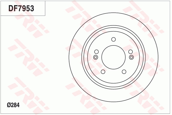 Disc frana KIA XCEED (CD) 1.0 T-GDI benzina 120 cai TRW DF7953