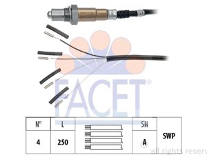 Sonda Lambda KIA SELTOS (SP2, SP2I) 1.6 T-GDi 4WD (SP2) benzina 177 cai FACET 10.8235