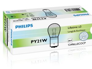 Bec semnalizator KIA OPTIMA Sportswagon (JF) 2.0 T-GDi GT benzina 238 cai PHILIPS 12496LLECOCP