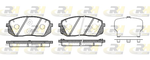 Placute frana KIA XCEED (CD) 1.5 T-GDi MHEV benzina/elector 160 cai ROADHOUSE 21302.22