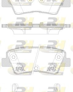 Placute frana KIA OPTIMA (FSGDS6B) 2.0 CVVL benzina 165 cai ROADHOUSE 21362.42