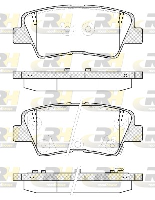 Placute frana KIA CEED (JD) 1.4 MPI benzina 101 cai ROADHOUSE 21362.52