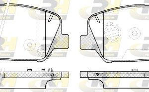 Placute frana KIA CEED (JD) 1.4 CVVT benzina 100 cai ROADHOUSE 21398.12