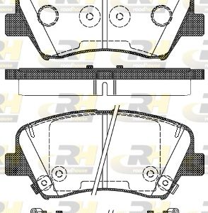 Placute frana KIA CEED (JD) 1.0 T-GDI benzina 120 cai ROADHOUSE 21412.32