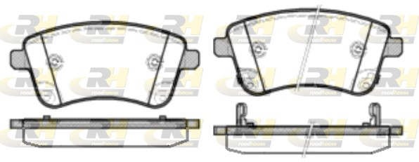 Placute frana KIA VENGA (YN) 1.6 CRDi 128 diesel 128 cai ROADHOUSE 21435.02